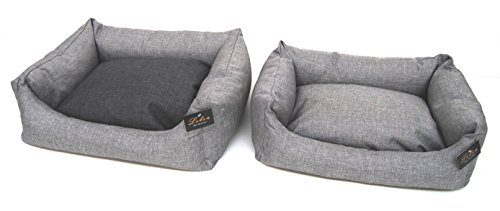 Lebon Hundebett Mino 100 x 75 cm grau von Lebon