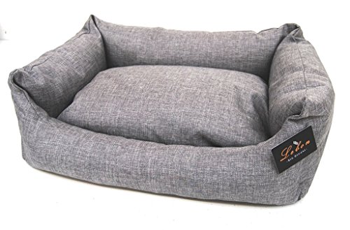 Lebon Hundebett Mino 80 x 55 cm grau von Lebon