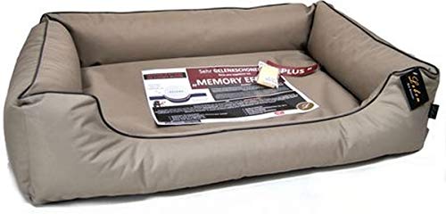 Lebon Hundebett Paula PLUS - Beige 100 x 75 cm von Lebon