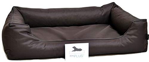 Lebon Hundebett Paula PLUS - Dunkelbraun 100 x 75 cm von Lebon