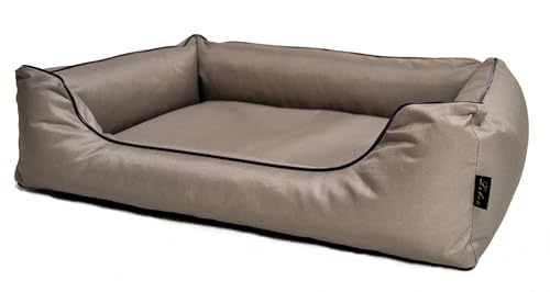 Lebon - Hundebett Paula Plus | Orthopädisch | 4 Farben | 4 Größen | Pflegeleicht | Schmutz- & Wasserabweisend (L, Beige) von Lebon