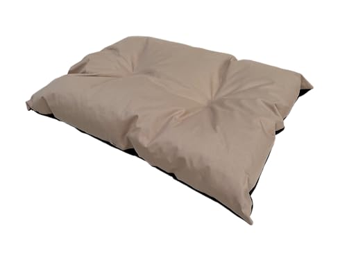 Lebon - Hundekissen - Hundebett - 100cm x 75cm - Pflegeleicht - Schmutz - und Wasserabweisend -Robust und Outdoor geeignet - Robuster Kodura Stoff - Qualität (Creme, L) von Lebon