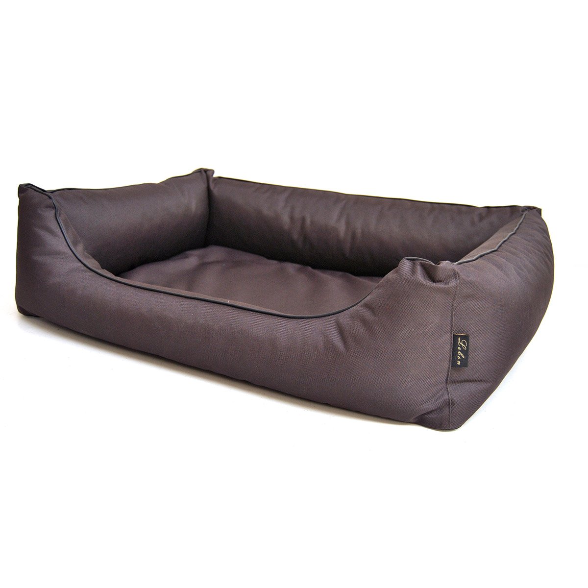 Lebon orthopädisches Hundebett Paula PLUS 01 dunkelbraun von Lebon