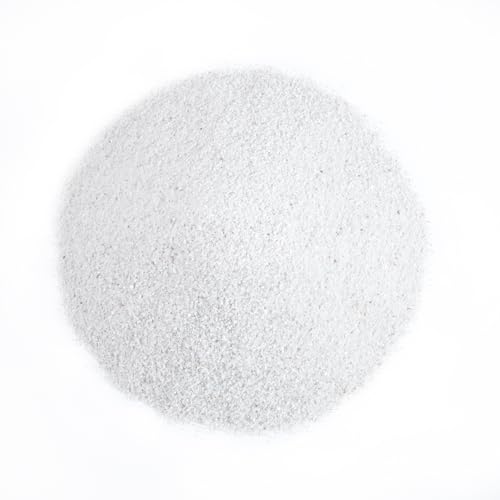 Lechloris 100% Natursand, Mehrzweck-Sand aus natürlichem Kieselsäure für Aquarium-Subatrate, Feuerstellen, Gartenlandschaftsbau, dekorativer Sand für Vasenfüller, Kerze, Hochzeit, Heimdekoration, 4,5 von Lechloris