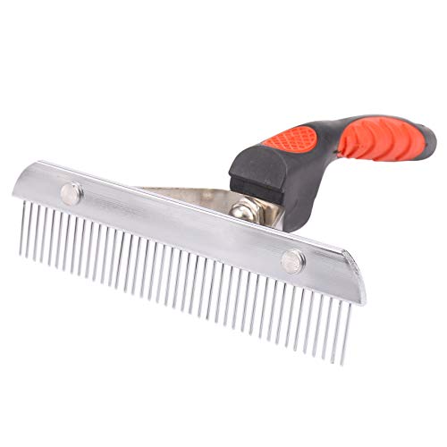 Leihao Pet Comb Extra- Rake Comb Grooming Brush Enthaarungswerkzeug Beauty Comb für GroßE Hunde Retriever von Leihao