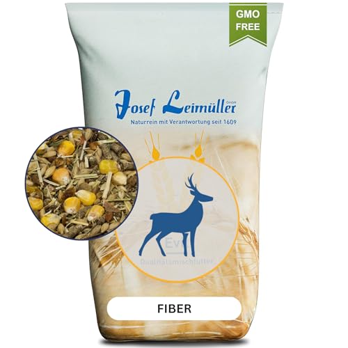 Leimüller Wildfutter 10 Fiber 20 kg - Hochwertige Rohfaser mit Apfeltrester - Futter für Rehe, Rotwild, Hirsche & Rehkitze von Leimüller