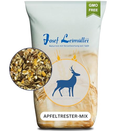 Leimüller Wildfutter 8 Apfeltrester Mix 20 kg - Ganzjährige Ernährung mit Apfeltrester - Futter für Rehe, Rotwild, Hirsche & Rehkitze von Leimüller