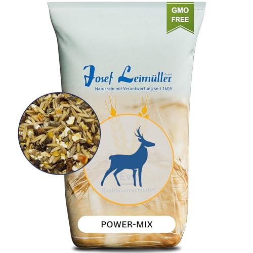 Leimüller Wildfutter 9 Winter-Mix 20 kg - Energiereiche Wintermischung mit Sojaschrot - Futter für Rehe, Rotwild, Hirsche & Rehkitze von Leimüller