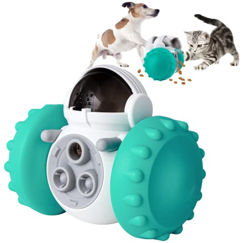 Leipple Interaktives Hundespielzeug Leckerlispender Spielzeug Automatischer Langlebiger Puzzle Spielzeug Intelligenz Slow-Feeder zur IQ verbessern,Langeweile Reduzieren, für Hunde und Katzen von Leipple