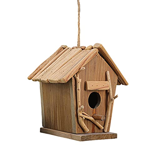 Vogelhaus Holz Vogelnest Vogelhaus Vogelhaus für Outdoor Vögel 20x14,5x21cm von Leisurealeaneag