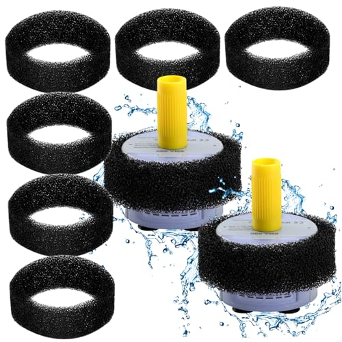 8pcs Katzenbrunnen Filter 3 '' runde Haustier Wasserbrunnen Filterfilterfilter Haare, Staub & Trümmerschaum Katzenwasserschwamm für 84 Unzen/2, 5 -L -Haustierbrunnen 8pcs Katzenbrunnen Filter 3 '' runde Haustier Wasserbrunnen Filterfilterfilter Haare, Staub & Trümmerschaum Katzenwasserschwamm für 84 Unzen/2, 5 -L -Haustierbrunnen von LejeMaek