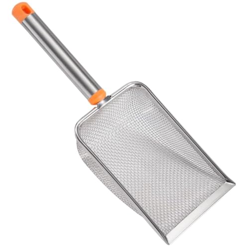 Cat Litter Scoop, 2mm Fine Mesh Litter Scoop, 11x6x2 Inch Large Cat Litter Scooper, Easy Wash Metal Cat Litter Scoop with Hanging Hole for Cat Owners Litter Scoop von LejeMaek