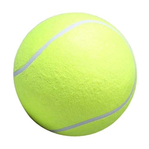 LejeMaek Big Tennisball aufblasbare Tennis Ball Hundeball Haustier Kaut Spielzeug Haustraining Spielzeugwerfer Chucker von LejeMaek