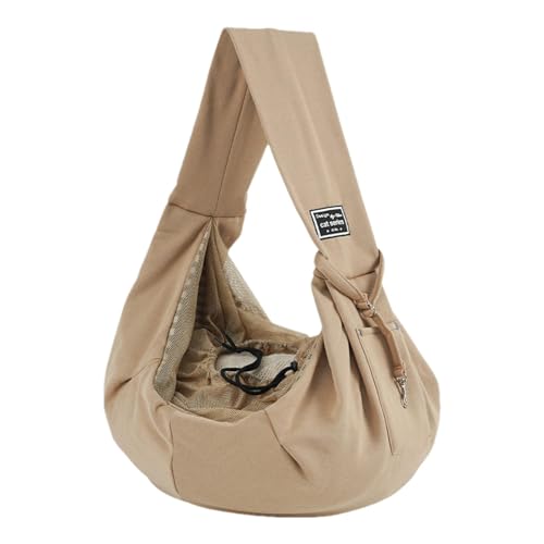 Haustiertragetasche, Hundetragetasche, Tragetasche für Hunde und Welpen, Crossbody Travel Puppy Sling Hundetragetasche zum U-Bahnfahren, Spazierengehen, Wandern von Lembeauty