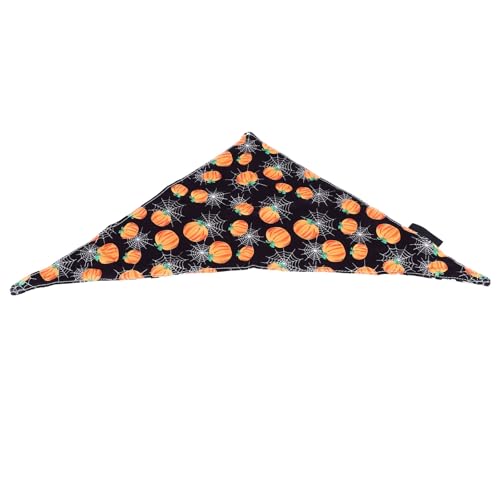 LenTLy Hunde-Halloween-Bandanas-Schal, Niedliches Hunde-Dreieckslätzchen aus Polyester, Weich, Abriebfest für den Urlaub von LenTLy