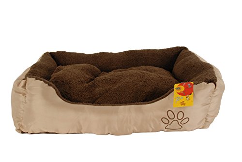 Lennox Hundebett Beige: 65cm x 45cm x 15cm von Lennox