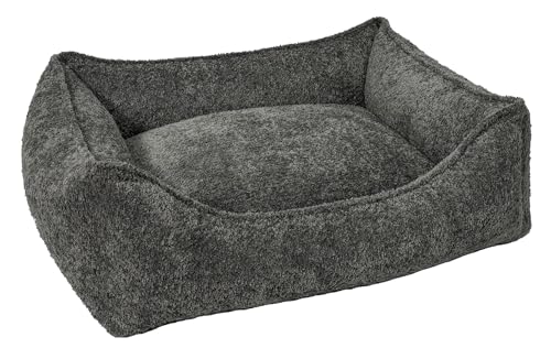 Leo4dog . Sofa Boucle Hundebett Hundekissen Hundesofa. Bezug abnehmbar waschbar. (Graphit, XXL 130x100) von Leo4dog