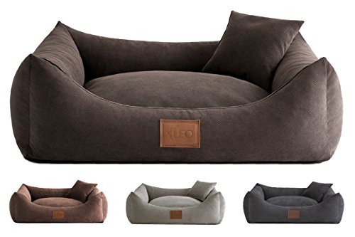 Leo4dog. Sofa Sun. 6 Größen, 4 Farben. Hundebett, Hundekissen, Hundesofa,Hundekorb. (XXL-130X100, Graphit) von Leo4dog