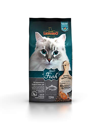 Leonardo Adult Fish [7,5kg] Katzenfutter | Trockenfutter für Katzen | Alleinfuttermittel für ausgewachsene Katzen aller Rassen ab 1 Jahr von Leonardo