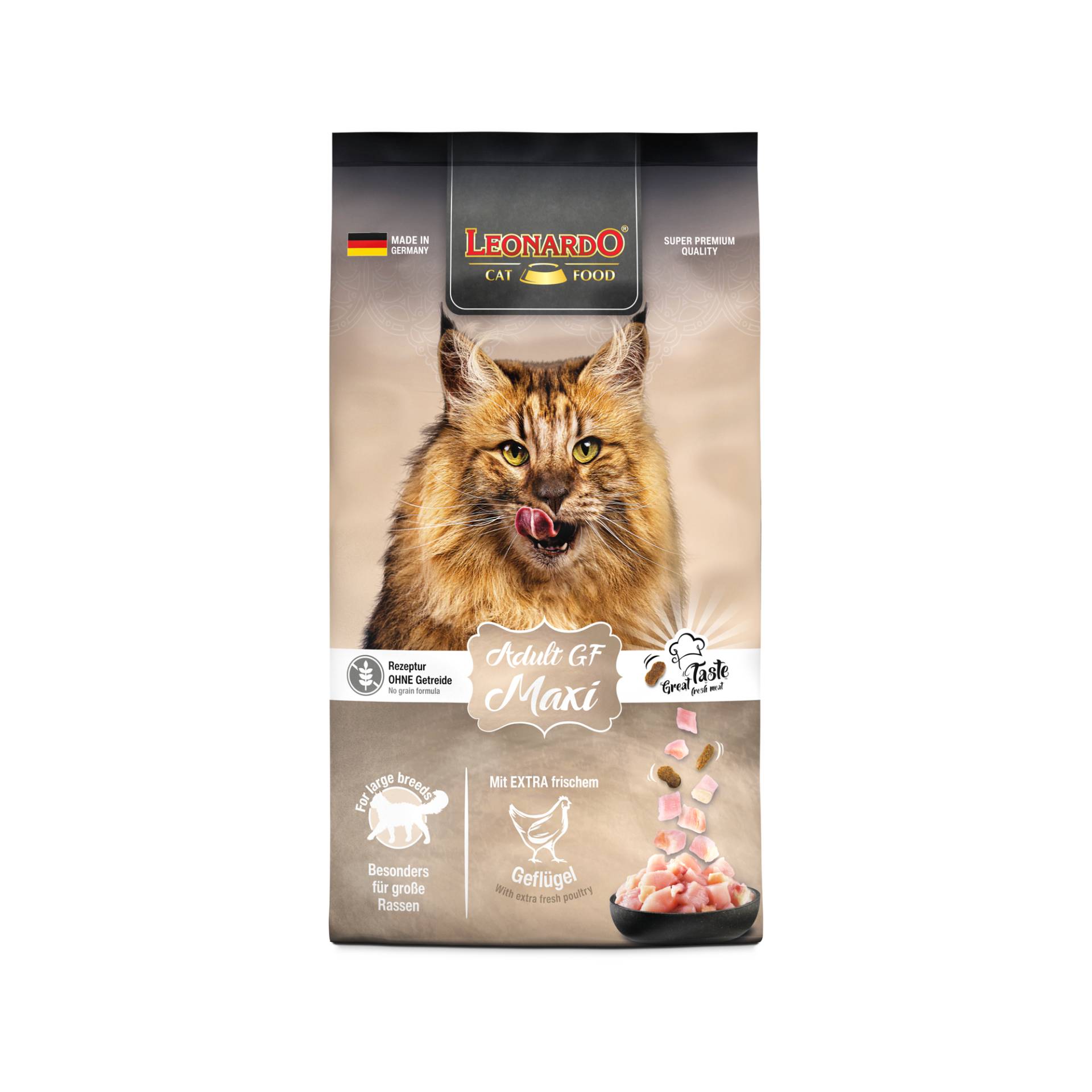 Leonardo - Adult Maxi GF - Katzenfutter - 15 kg von Leonardo