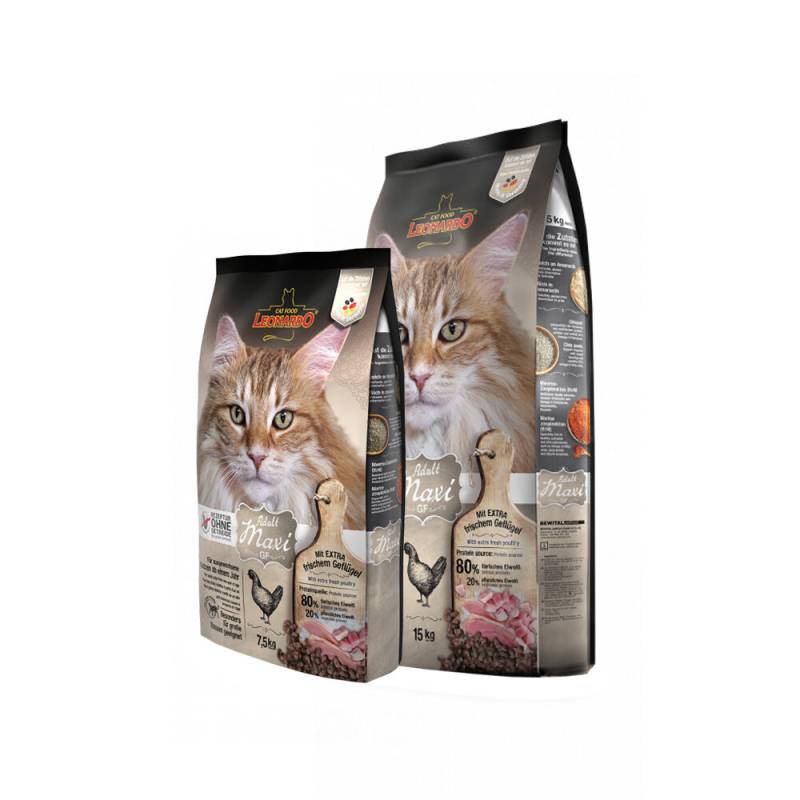 Leonardo - Adult Maxi GF - Katzenfutter - 7,5 kg von Leonardo