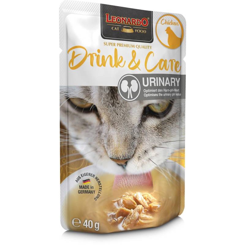 Leonardo Drink & Care Urinary Chicken 10x40g von Leonardo