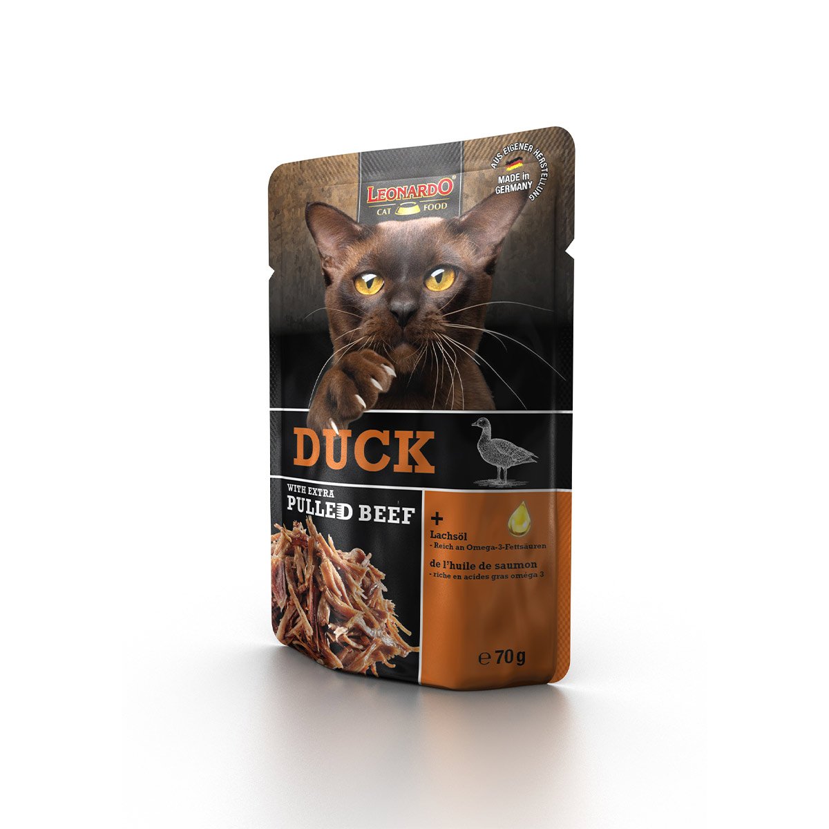 Leonardo Duck + extra pulled Beef 16x70g von Leonardo