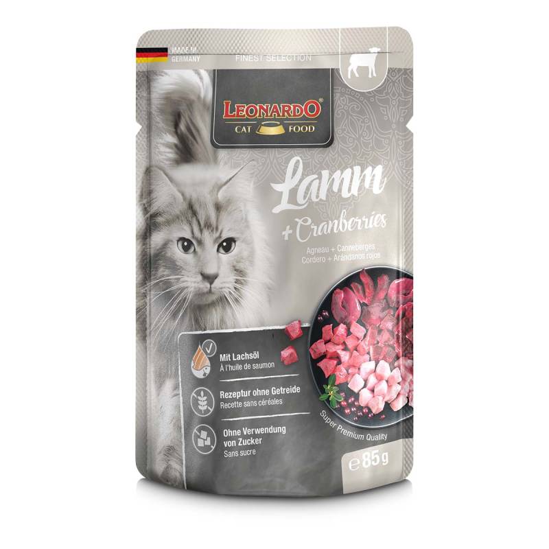 Leonardo Finest Selection Lamm und Cranberries 16x85g von Leonardo