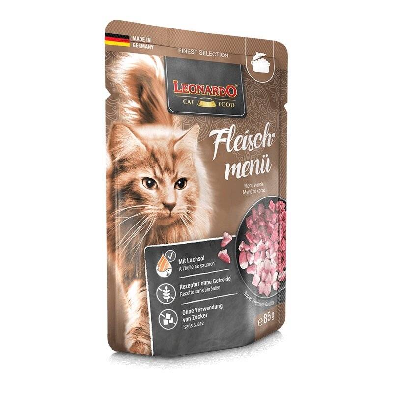 Leonardo Frischebeutel Fleischmenü 85 g (15,65 € pro 1 kg) von Leonardo