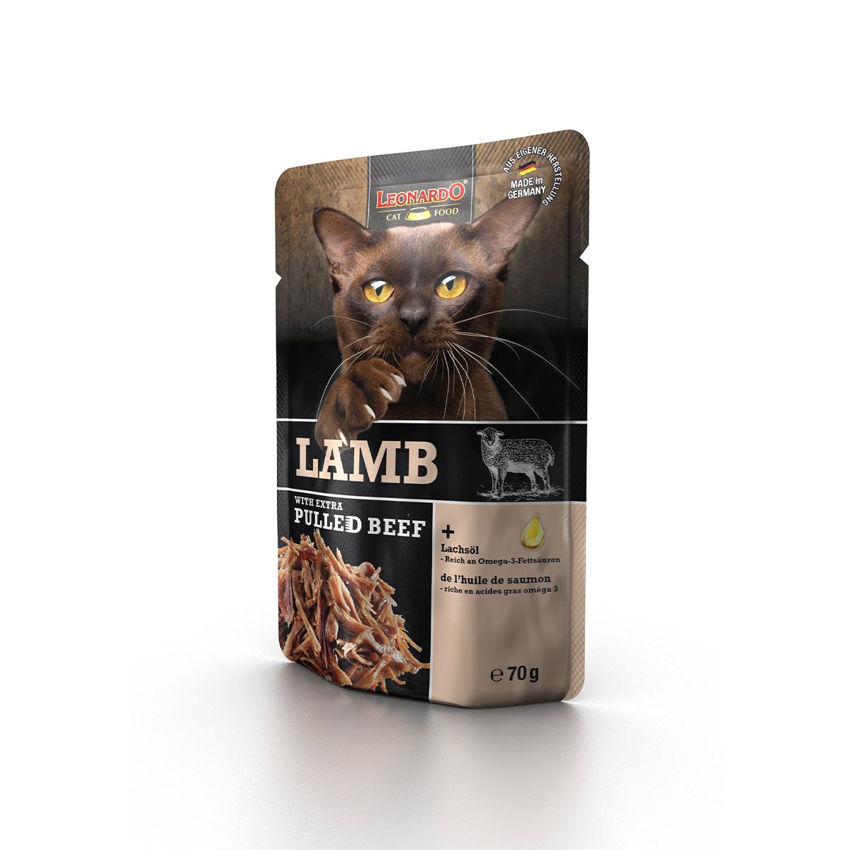 Leonardo Lamb + extra pulled Beef 16x70g von Leonardo