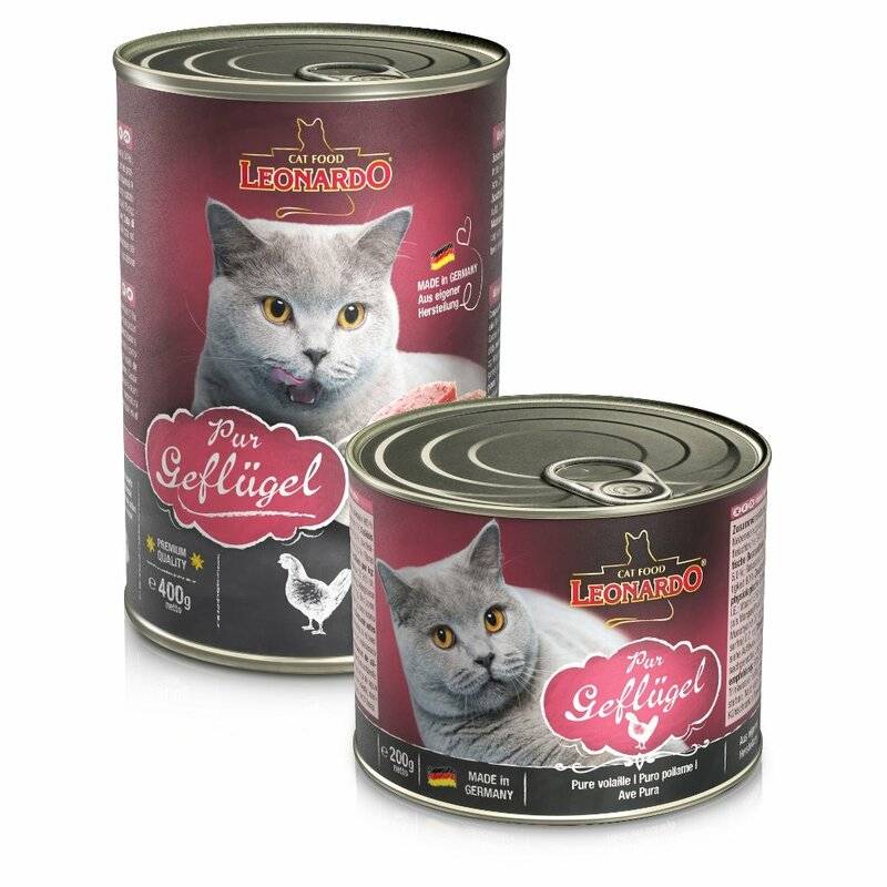 Leonardo Nassfutter Geflügel pur 200 g (7,45 € pro 1 kg) von Leonardo