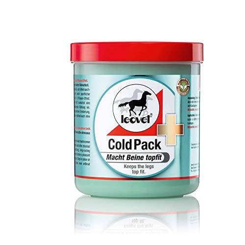 Leovet Cold Pack | 500 ml | Balsam für Pferde | Zur Unterstützung der Muskulatur und Beweglichkeit | Enthält Arnika, Rosmarin, Menthol und Weihrauch-Harz | Langanhaltende Kühlung von Leovet