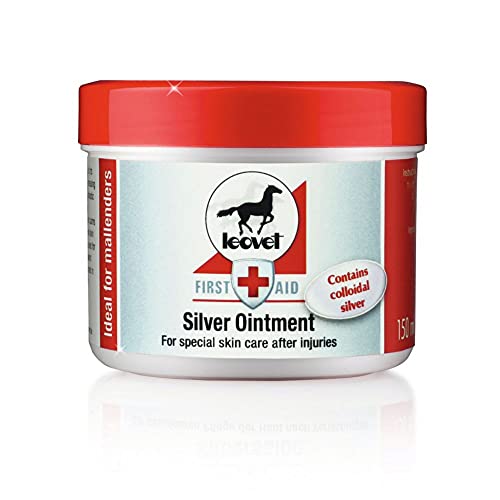 Leovet LEO3195 Silver Ointment für Pferde und Ponies 150ml - Keimtötend Effekt & Unterdrückt bakterienwachstum - Ideal für Mauke - Enthält Kolloidales Silber von Leovet