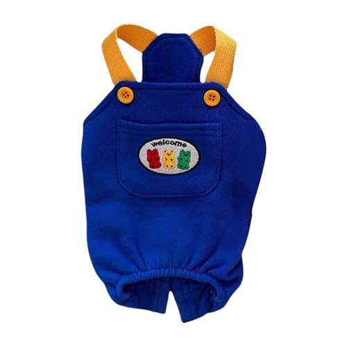 Hunde- und Katzen-Overall, modisch und leicht zu reinigen, Strapshose für Haustiere, Outdoor-Kleidung für kleine Rassen, Frühlingskleidung, Hosenträgerhose Hunde- und Katzen-Overall, modisch und leicht zu reinigen, Strapshose für Haustiere, Outdoor-Kleidung für kleine Rassen, Frühlingskleidung, Hosenträgerhose von Lerpwige