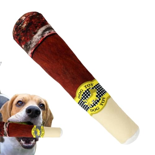 Lesunbak CigarsDog Toy Imitation Zigaretten Hundespielzeug Lustiges Stoffspielzeug Hund Kauspielzeug Quietschendes Hundespielzeug Plüsch Stoff Haustier Interaktives Kauspielzeug Für Kleine Hunde von Lesunbak