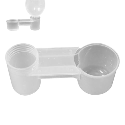 Lesunbak Vogel Wasserspender | Spritzwassergeschützter Vogelwasser-Futterspender - Sicher Spritzwassergeschützt Transparent Wissenschaftliches Design Gerät für Tauben Huhn Küken Lesunbak Vogel Wasserspender | Spritzwassergeschützter Vogelwasser-Futterspender - Sicher Spritzwassergeschützt Transparent Wissenschaftliches Design Gerät für Tauben Huhn Küken von Lesunbak