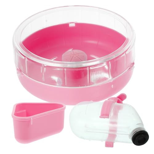 Levemolo Mini Habitat Essentials Laufrad für Hamster Futternapf und Wasserflasche Kompaktes Stilvolles Design für Räume von Levemolo