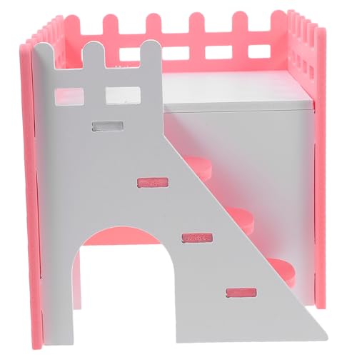 Levemolo Meerschweinchen-Versteck Hamsterversteck stabiles PVC Mehrkammer-Design für Chinchilla-Spielzeug von Levemolo