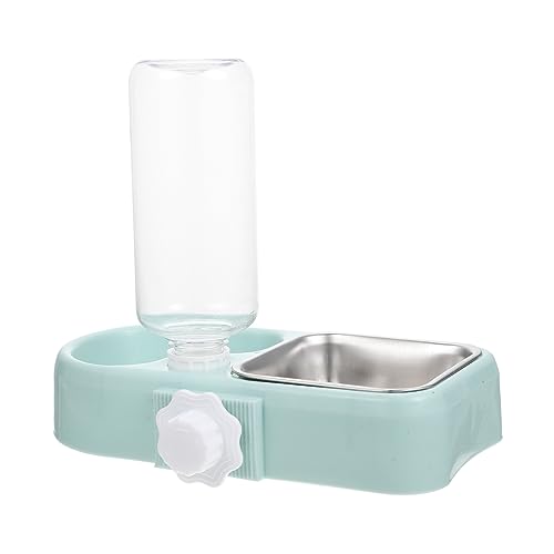 Levemolo 1 Satz Schüssel zum Aufhängen für Haustiere Wasserspender für Welpen Wasserflasche für Welpen Abs pet Water Bottle Haustierhängeschale Hundefutter Abnehmbarer Wasserspender pp Blue von Levemolo