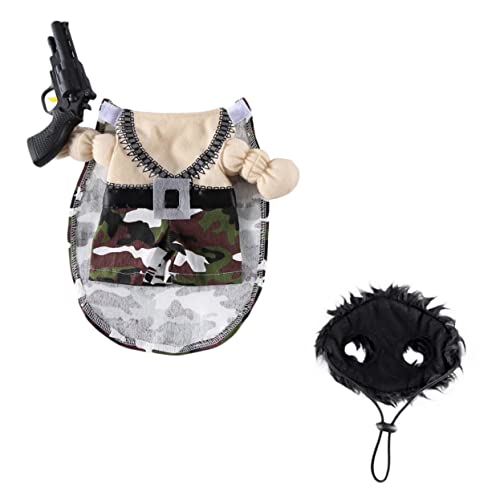 Levemolo 1 Set Haustier Lustig Verkleiden Hund Katze Lustige Kleidung Haustier Cosplay Kleidung Hundekleidung Haustier Outfit Hundejacke Weihnachten Haustier Kleidungsstück Haustier Katze von Levemolo