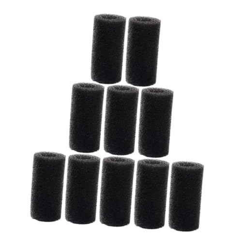 Levemolo 10 Stück Wassereinlass Baumwoll Abdeckungssystem Filter Für Aquarien Filter Für Aquarienschwämme Aquarium Filter Aquarium Filterschwamm Aquarium Filterabdeckung Schwarz von Levemolo