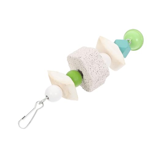 Levemolo 1pc Kreative Haustier Vogel Papageien Biss Spielzeug Cuttlebone Molaren Spielzeug Vögel Unterhaltung Spielzeug von Levemolo