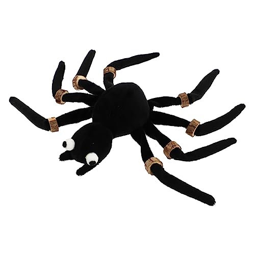 Levemolo 1stk Katzenspielzeug Plüschtier Gruselige Spinne Halloween-riesenspinne Katzenminze Kauspielzeug Plüschfigur Spielzeug Kauspielzeug Für Katzen Katzenbeißspielzeug Black von Levemolo