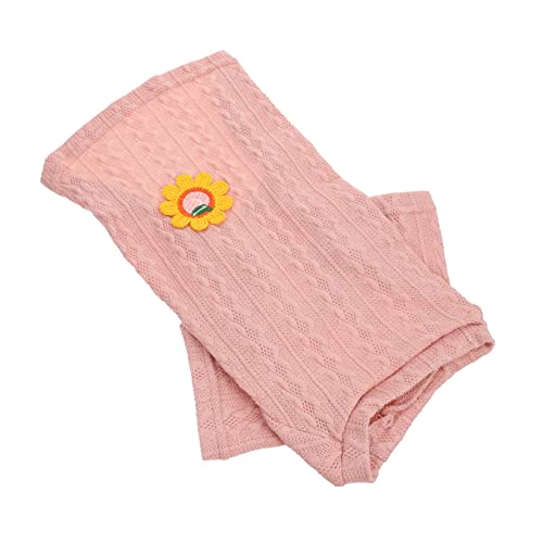 Levemolo 1stk Kleidung Für Haustiere Haustier Warme Koralle Pet Winter Strickwaren Warme Kleidung Welpen-Cosplay-Uniformen Warmer Hundepullover Hundezubehör Für Kleine Hunde Rosa Stricken von Levemolo