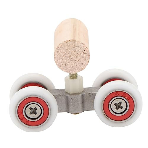 Levemolo 1stk Papageienschlittschuhe Mini-Spielzeug Vogel Skate Spielzeug Papagei-fuß-Spielzeug Vögel Picken Spielzeug Tischzubehör Papagei-Skateboard Puzzle-Spielzeug Hölzern von Levemolo