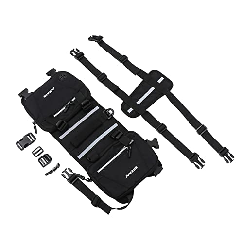 Levemolo 1stk Rucksack Hundetasche Zum Selbst Tragen Leckerlibeutel Für Hunde Wanderweste Für Hunde Trageschlaufe Für Kleine Hunde Wandergeschirr Für Hunde Hunderucksäcke Black Oxford-Stoff von Levemolo