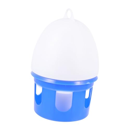 Levemolo 1stk Taubenkessel Vogelkäfig Automatische Geflügeltränke Getränkebehälter Taubenversorgung Papageien-wellensittich-Feeder Einfache Wasserflasche Automatische Tränke Blue PVC von Levemolo