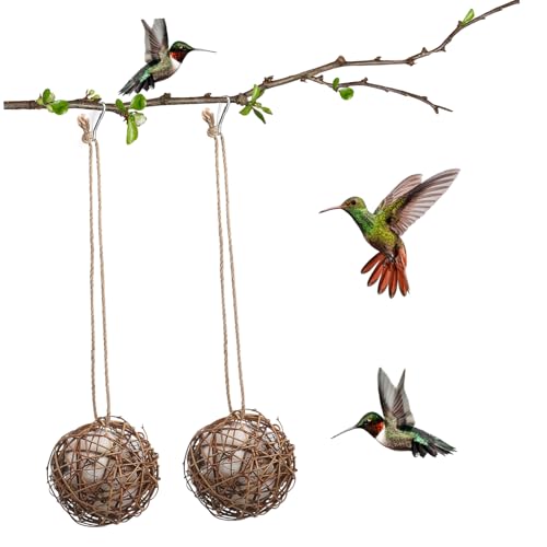 Levemolo Bird Toys 2er Set Rattan Balls Vogelspielzeug Für Papageien Dekorative Weidenbälle Für Käfige Ideal Zum Nisten Und Für Wellensittiche Und Andere Vögel Käfig Vogel von Levemolo