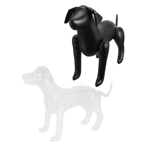 Levemolo Stehende Hundemodelle 2 Stück Haustier-schaufensterpuppen Für Die Präsentation Von Hundebekleidung Stützständer Aus PVC Hundeform Stabiles Design von Levemolo