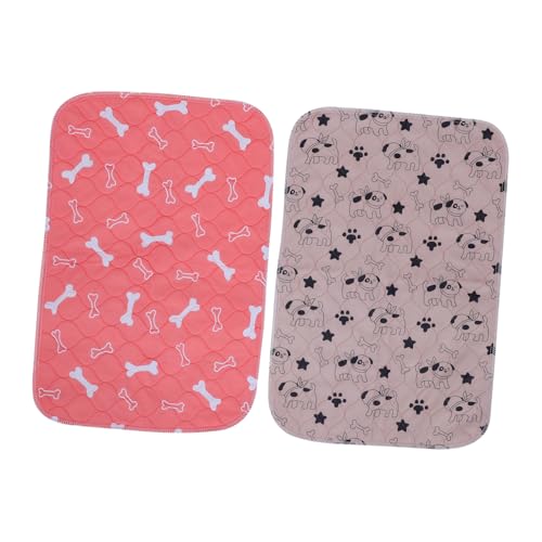 Levemolo 2 Stücke Wiederverwendbare Hundurin Pad Welpen Pee Schnelle Absorbierende Pad Pet Puppy Training Pad von Levemolo